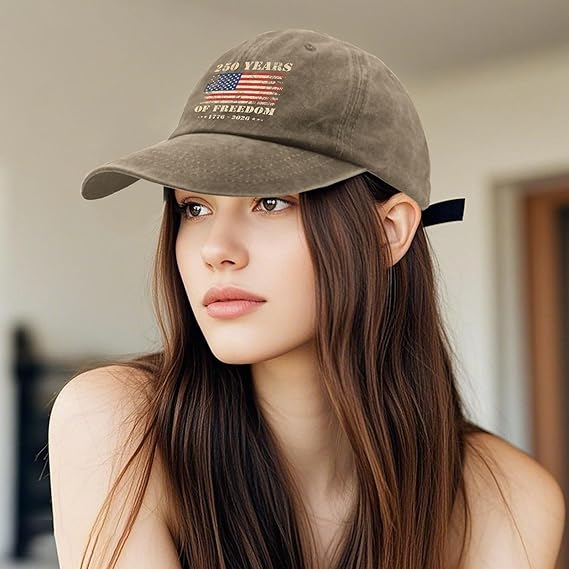 America Birthday Hat 1776 2026 250 Years Anniversary Hat For Men Low