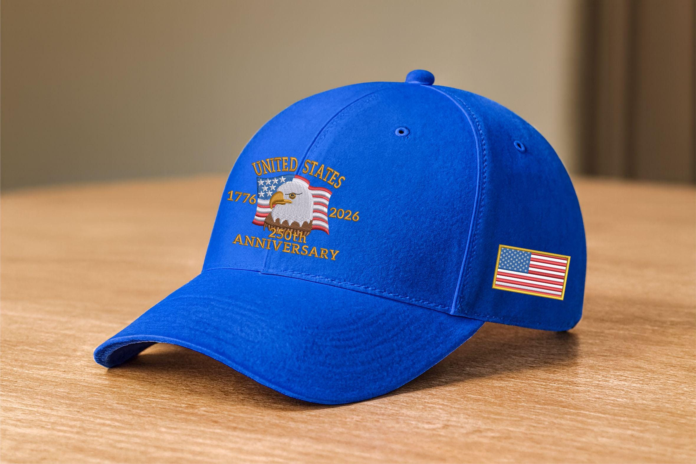 Usa 250th Anniversary Hat 1776 2026 Bald Eagle Embroidered Cap American Flag Patriotic Baseball Hat American Eagle Hat Us Tribute Cap