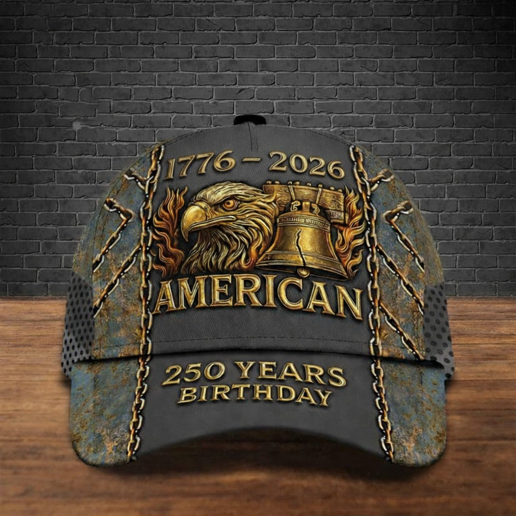 United States 250th Anniversary 3d Printed Cap 250 Years Of Freedom Cap