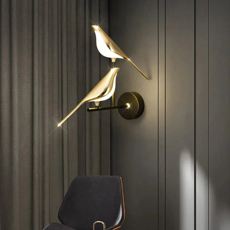 Modern Led Art Design Bird Wall Light
