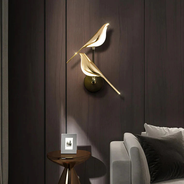 Modern Led Art Design Bird Wall Light