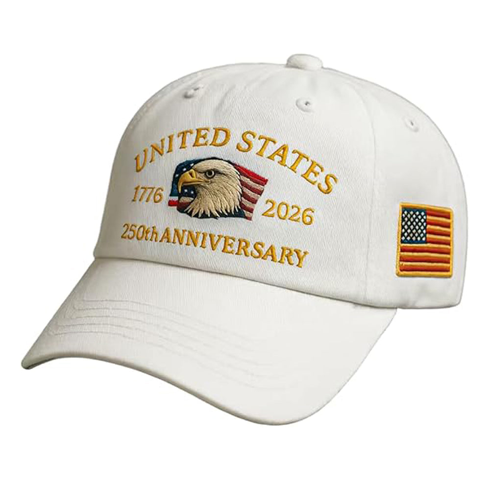 250th Anniversary Usa Baseball Capadjustable Retro Embroidered Hat For Men Women Gifts