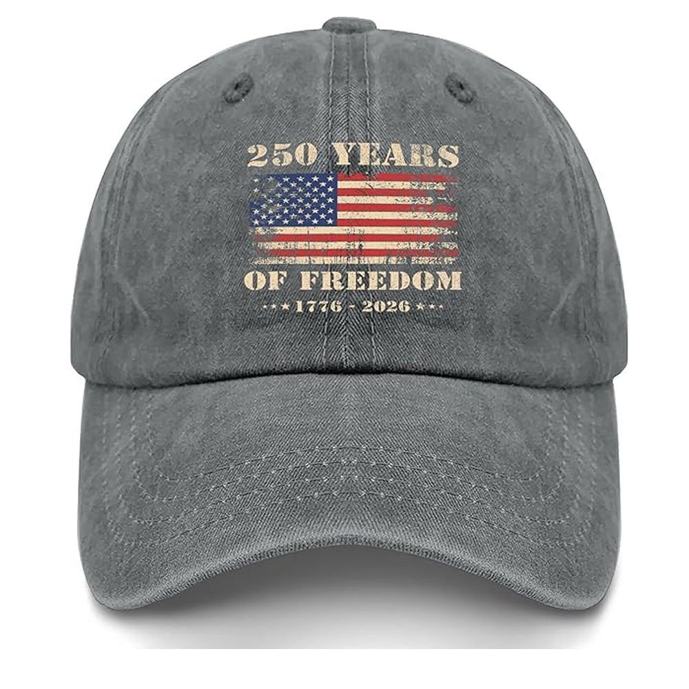 America Birthday Hat 1776 2026 250 Years Anniversary Hat For Men Low