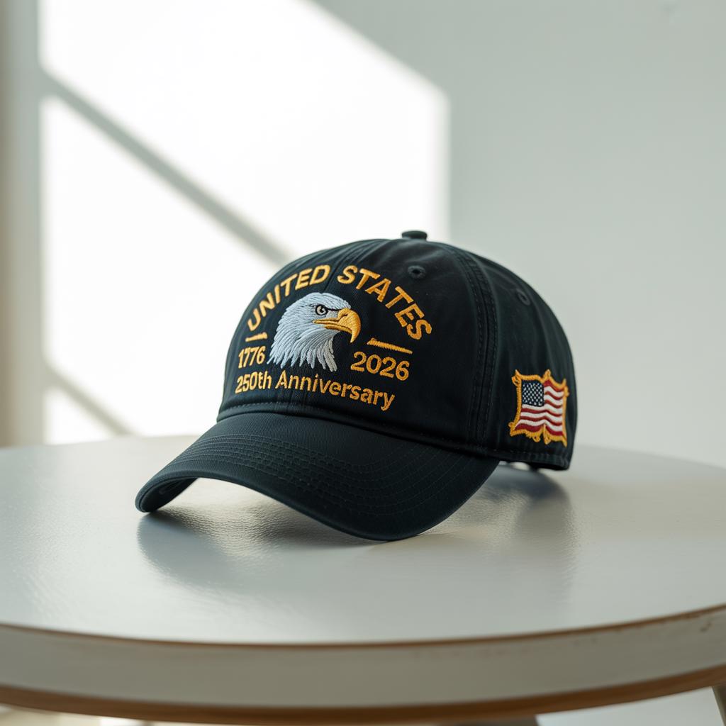 Embroidered Usa 250th Anniversary Cap American Eagle Cap Patriotic Hat 250th Anniversary Embroidered Baseball Us Tribute Retro Cap