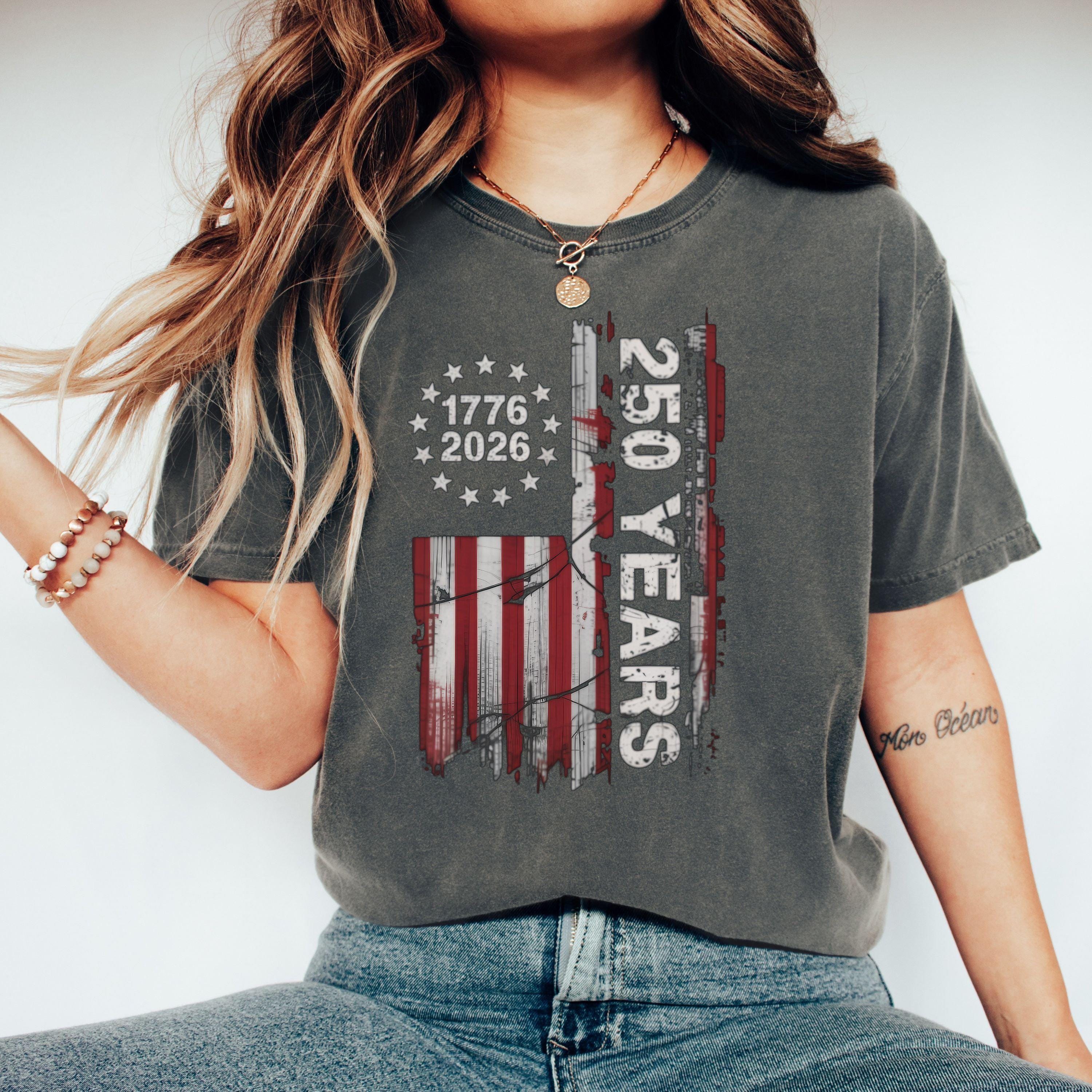 4th Of July T Shirtamerica 250 Years Hoodieusa Sweatshirt 250 Anniversary Of America Apparel Patriotic Independence Day1776 2026