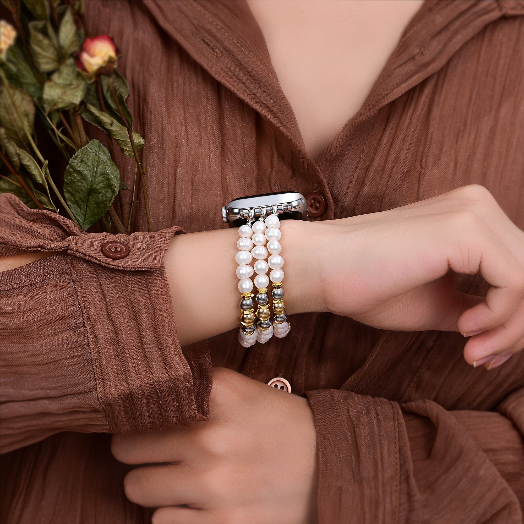 Majestic Moonlight Stretch Apple Watch Strap