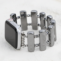 Platinum Eclipse Stretch Apple Watch Strap