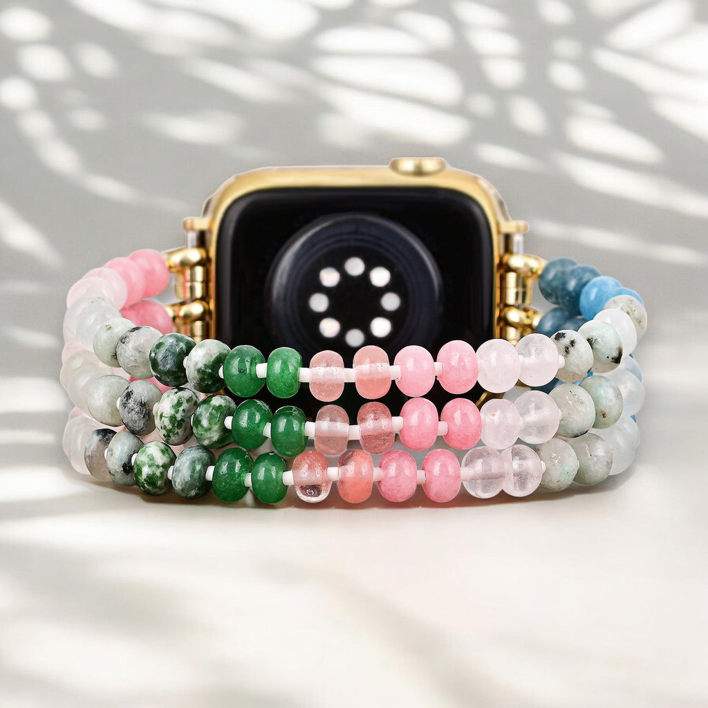 Pastel Dream Stone Stretch Apple Watch Strap