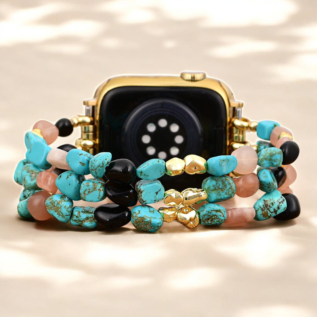 Desert Oasis Stone Stretch Apple Watch Strap