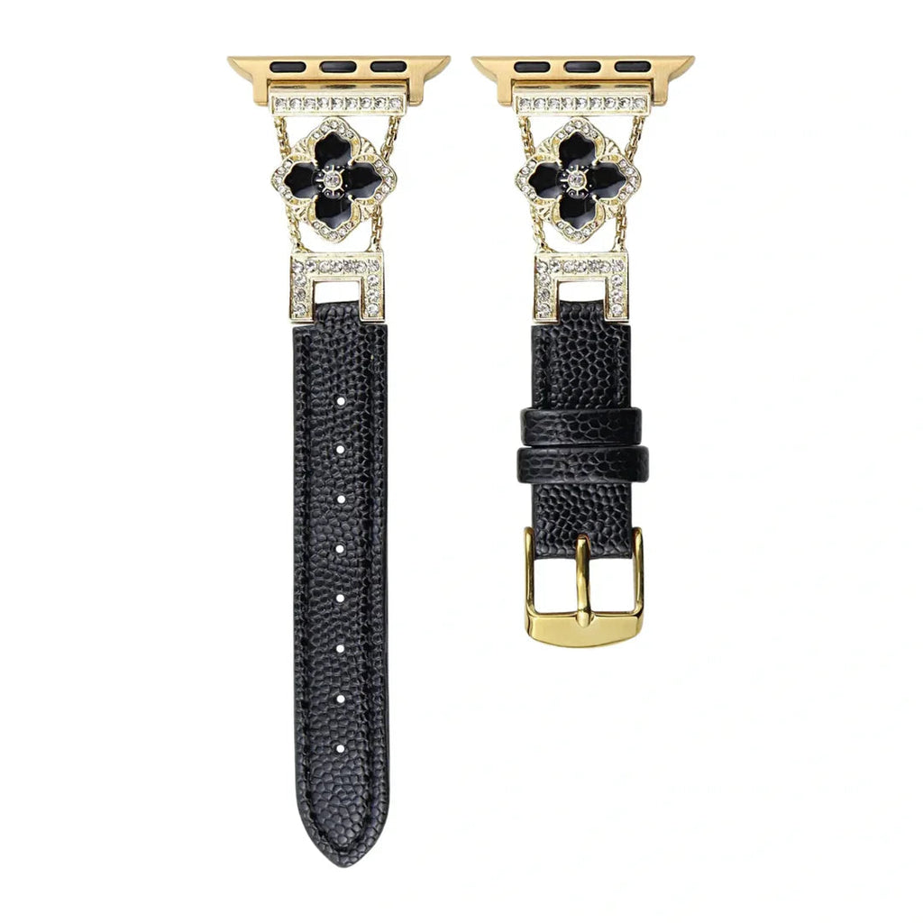 Glitter Leather Strap