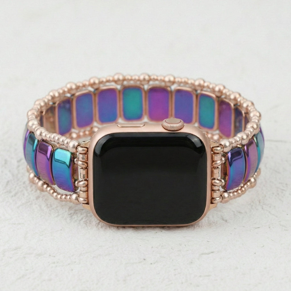 Rose Euphoria Stretch Apple Watch Strap