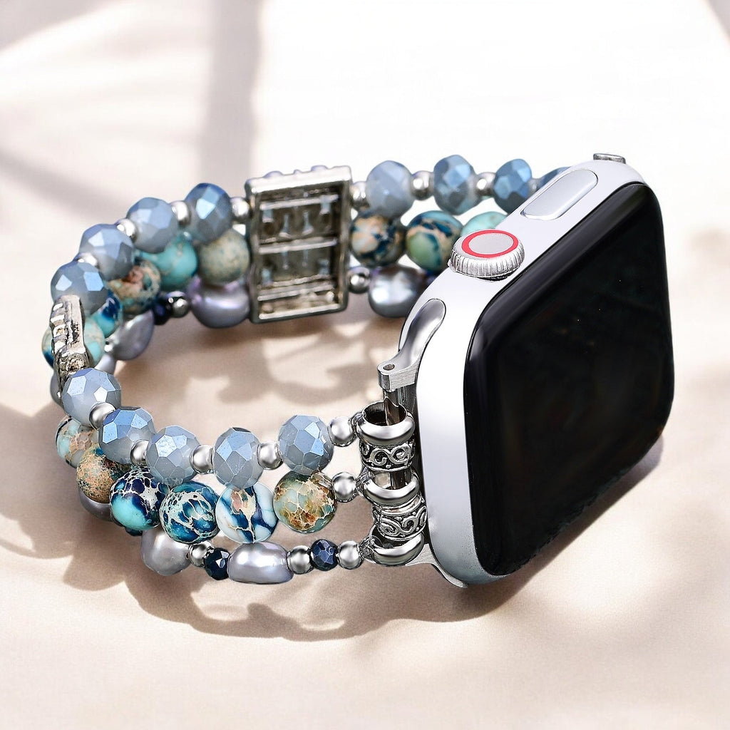 Artisanal Jasper Nomadic Stretch Apple Watch Strap