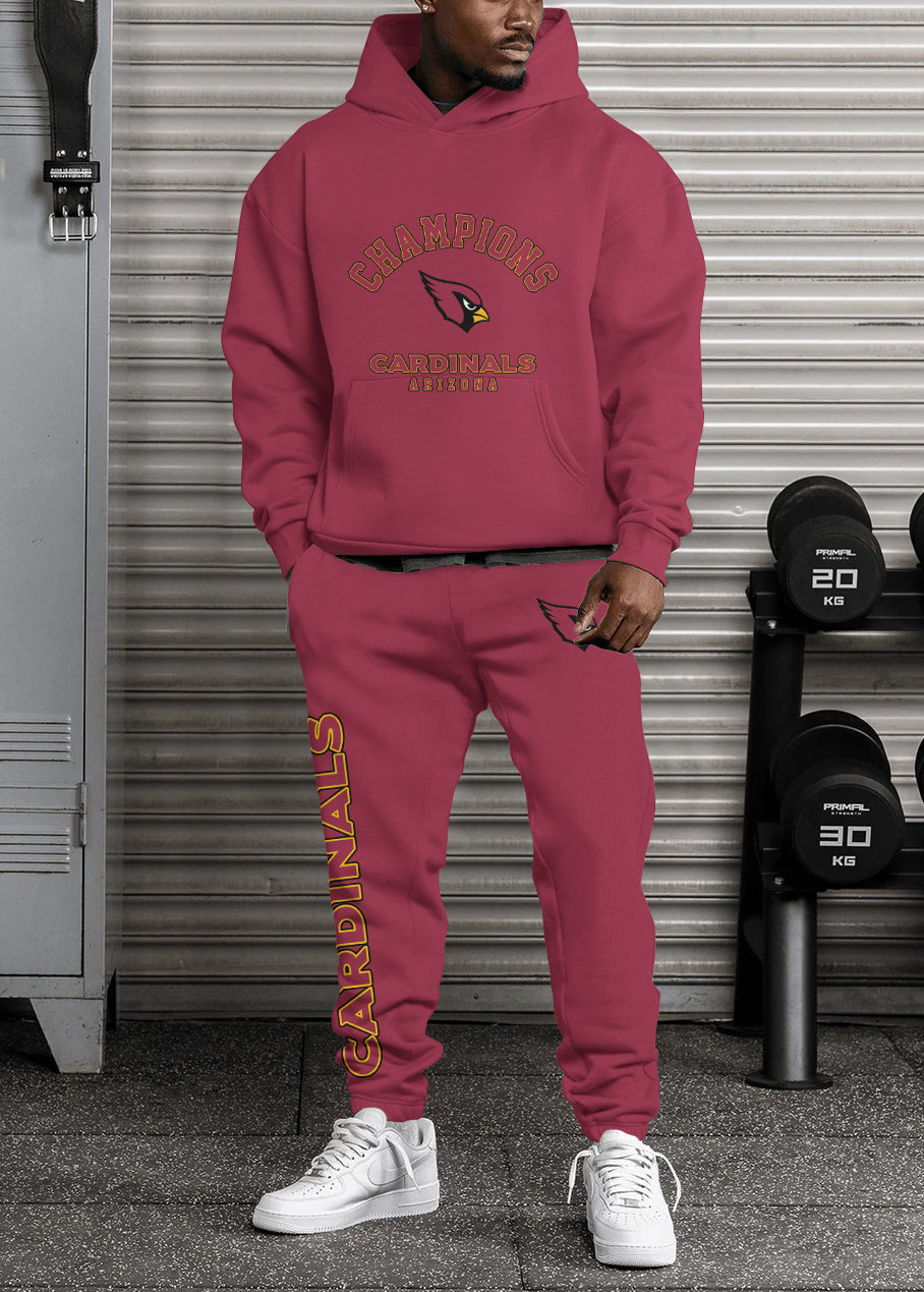 Arizona Cardinals 3D Printed Pullover Hoodie And Sweatpant 2pcs Tracksuits