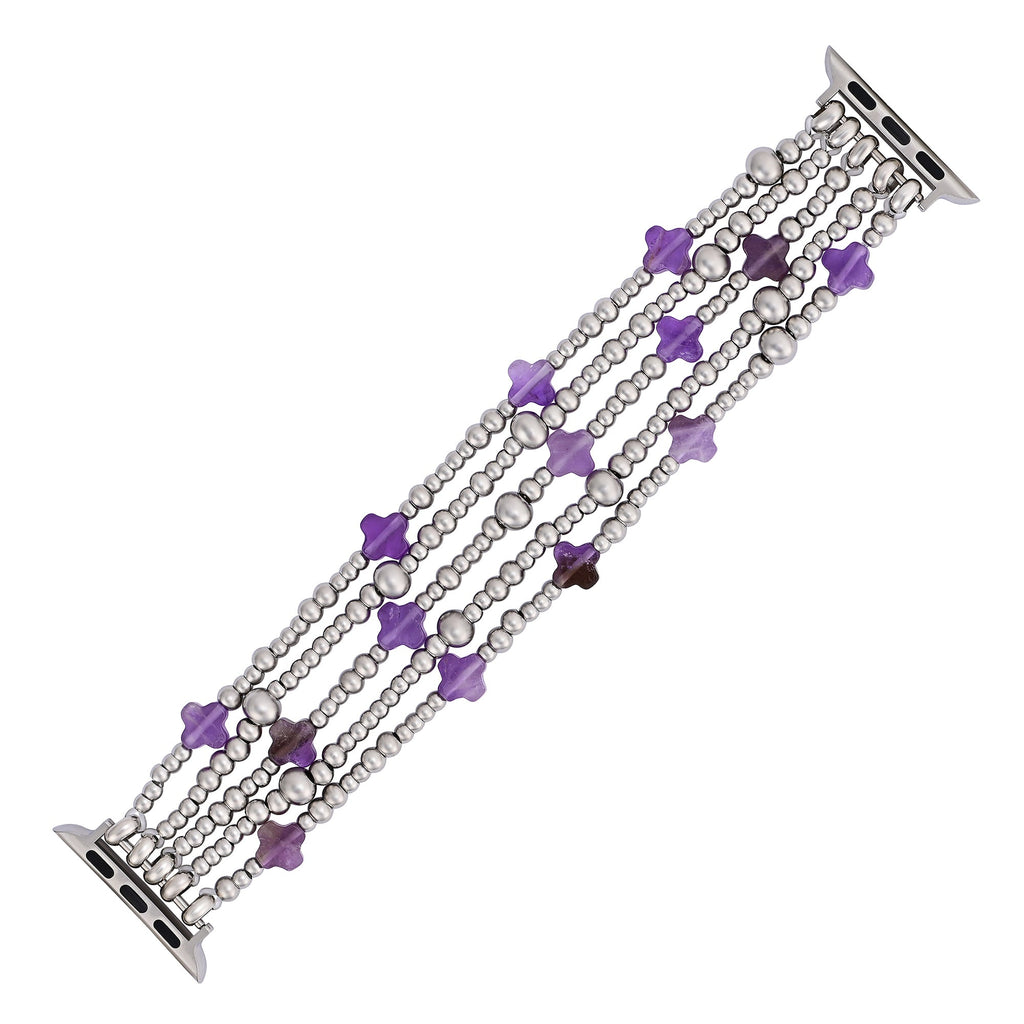 Celestial Charm Cross Stretch Apple Watch Strap