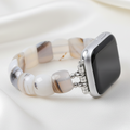 Ivory Aura Stretch Apple Watch Strap