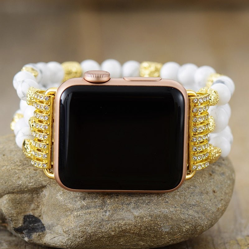 Howlite Spirit Stretch Apple Watch Strap