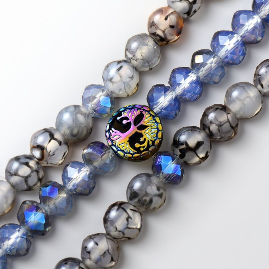 Labradorite Crystal Stretch Apple Watch Strap