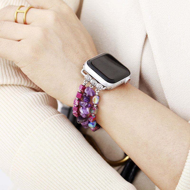 Royal Amethyst Stretch Apple Watch Strap
